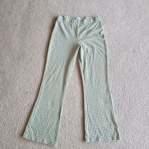 Urban Outfitters Gingham Flare Pants